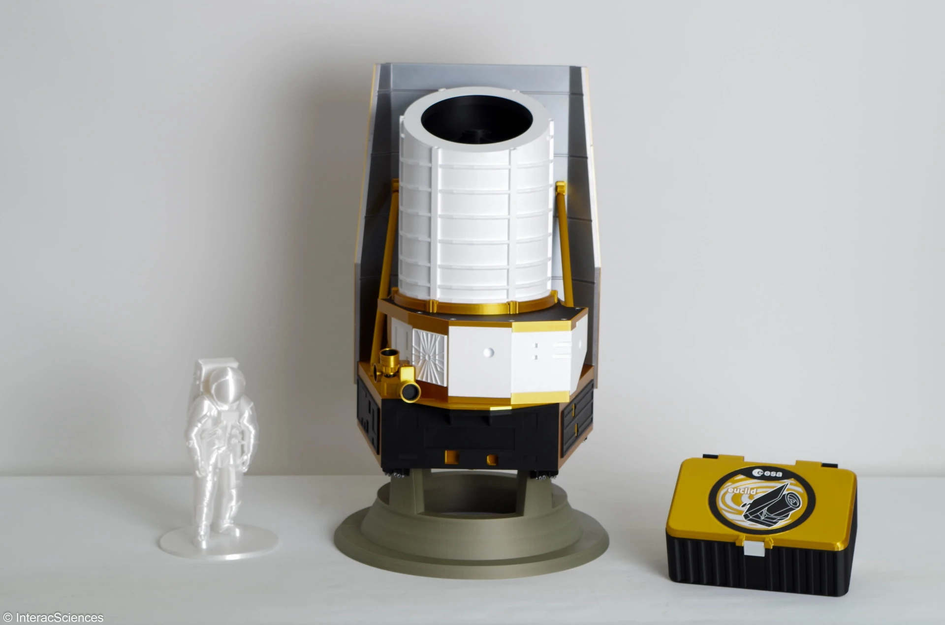 maquette 3d de satellite Euclid impressions 3d