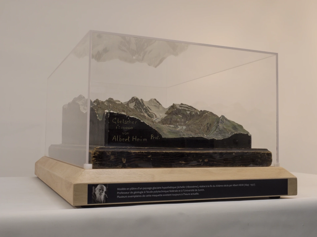 maquette pédagogique Albert Heim Glaciologie