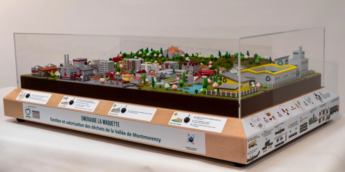 maquette gestion des déchets Syndicat Emeraude Scalae