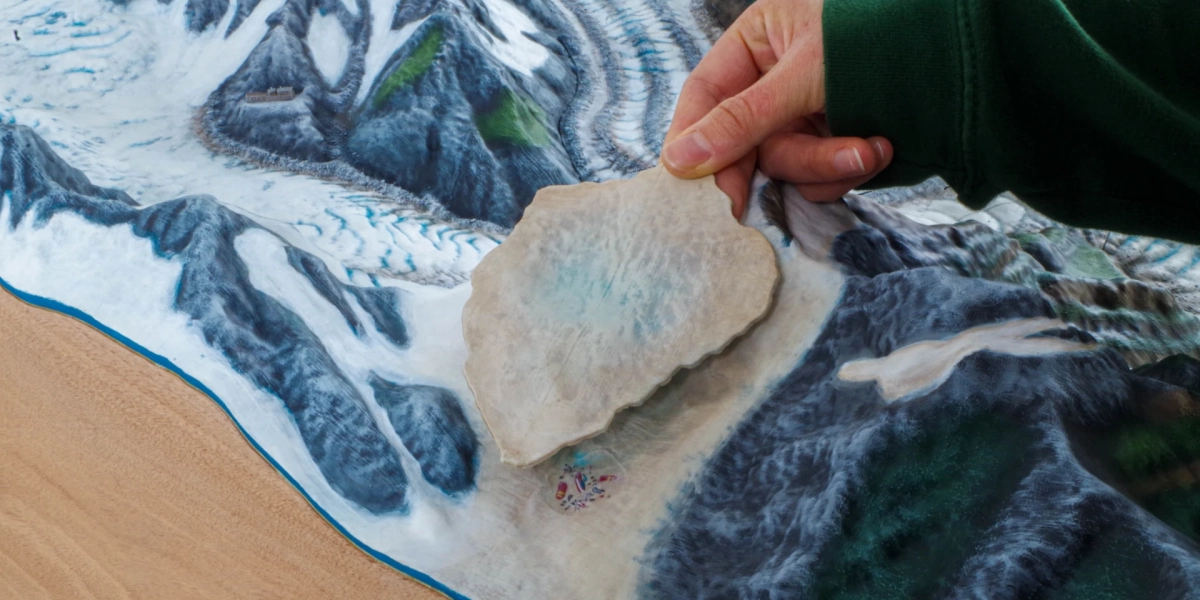 sensibilisation, glacier, fonte, Albert HEIM, impression 3D