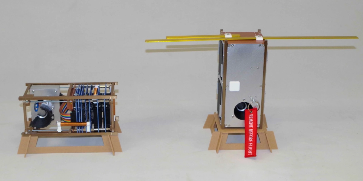 maquette 3D d'un satellite miniature Scalae maquette 3D CubeSat OSUG