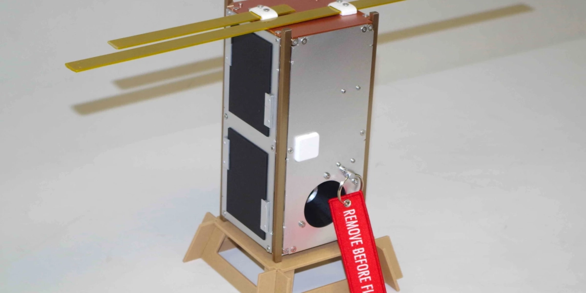 maquette 3D d'un satellite miniature