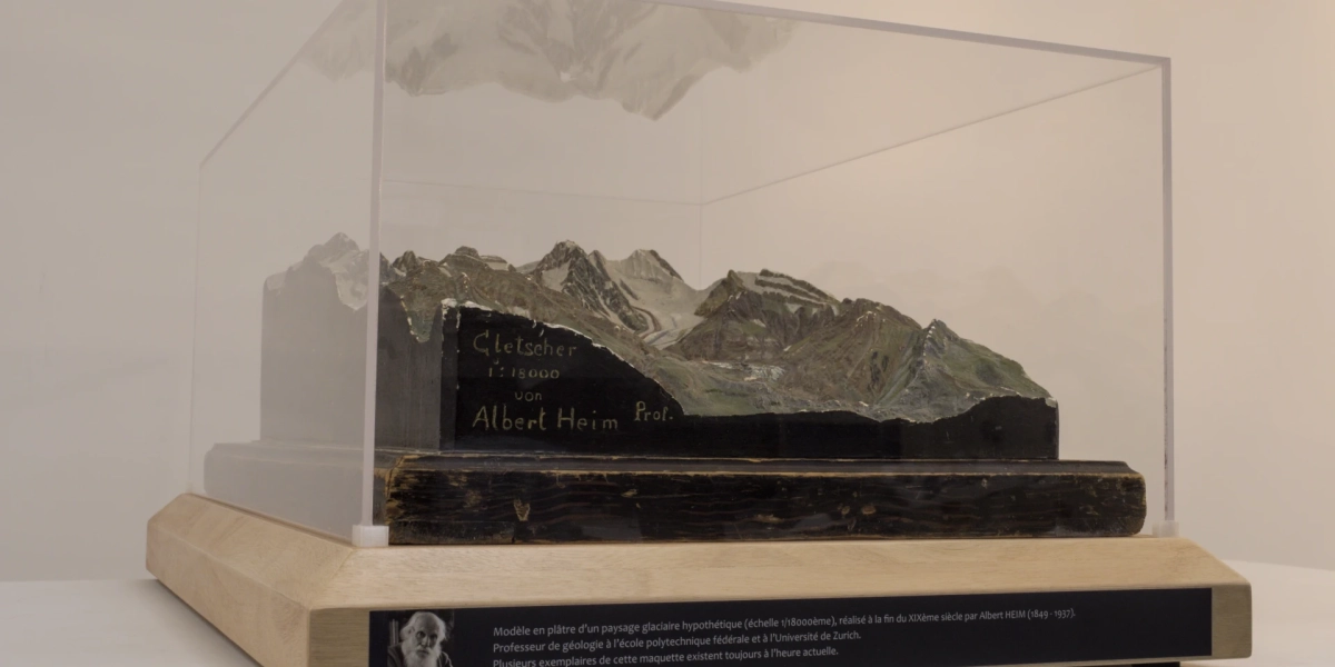 maquette pédagogique Albert Heim Glaciologie
